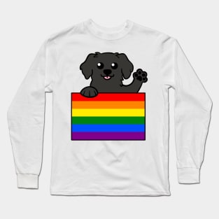 Love is Love Puppy - Black v2 Long Sleeve T-Shirt